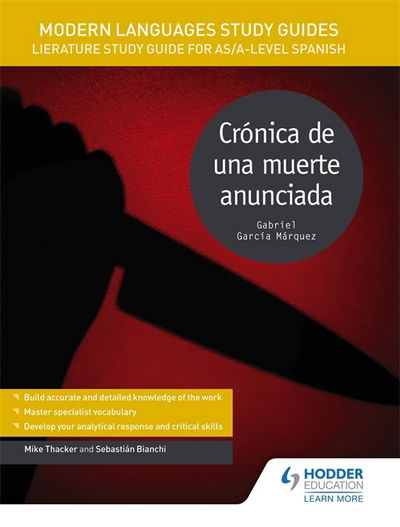 Cover for Sebastian Bianchi · Modern Languages Study Guides: Cronica de una muerte anunciada: Literature Study Guide for AS/A-level Spanish - Film and literature guides (Paperback Book) (2017)