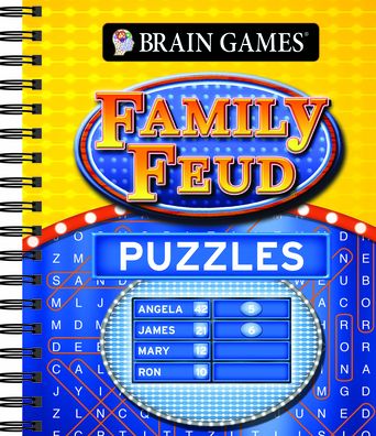 Cover for Publications International Ltd · Brain Games - Family Feud Word Search (Spiralbuch) (2020)