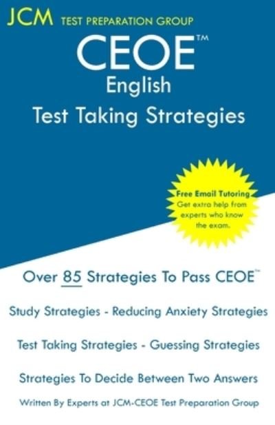 Cover for Jcm-Ceoe Test Preparation Group · CEOE English - Test Taking Strategies (Paperback Book) (2019)