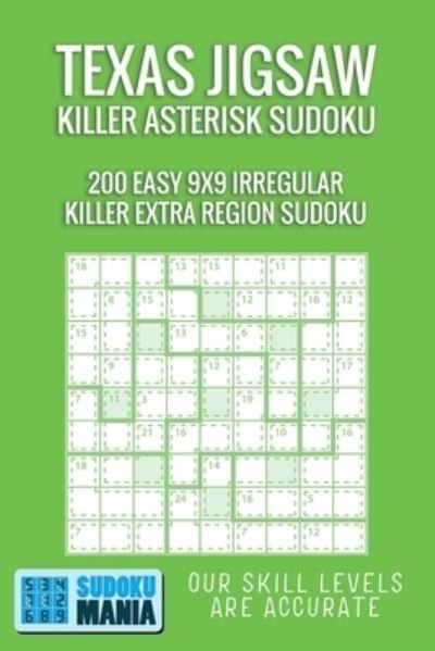 Cover for Sudoku Mania · Texas Jigsaw Killer Asterisk Sudoku (Pocketbok) (2019)