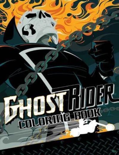 Cover for Linda Johnson · Ghost Rider Coloring Book (Paperback Bog) (2018)