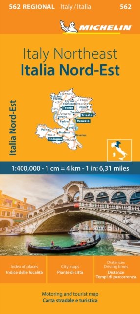 Cover for Michelin · Italy Northeast - Michelin Regional Map 562: Map (Kort) (2024)