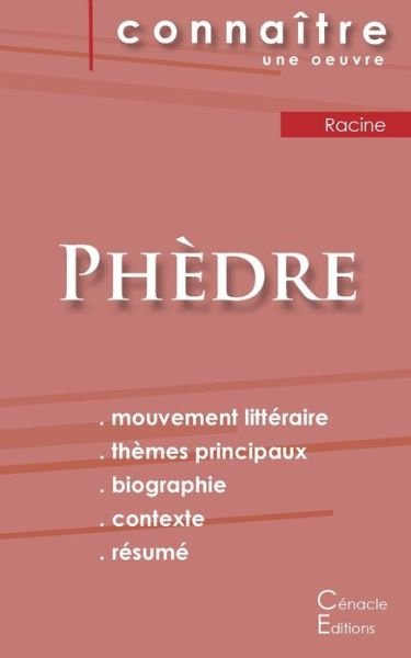 Cover for Jean Racine · Fiche de lecture Phedre de Jean Racine (Analyse litteraire de reference et resume complet) (Paperback Book) (2022)
