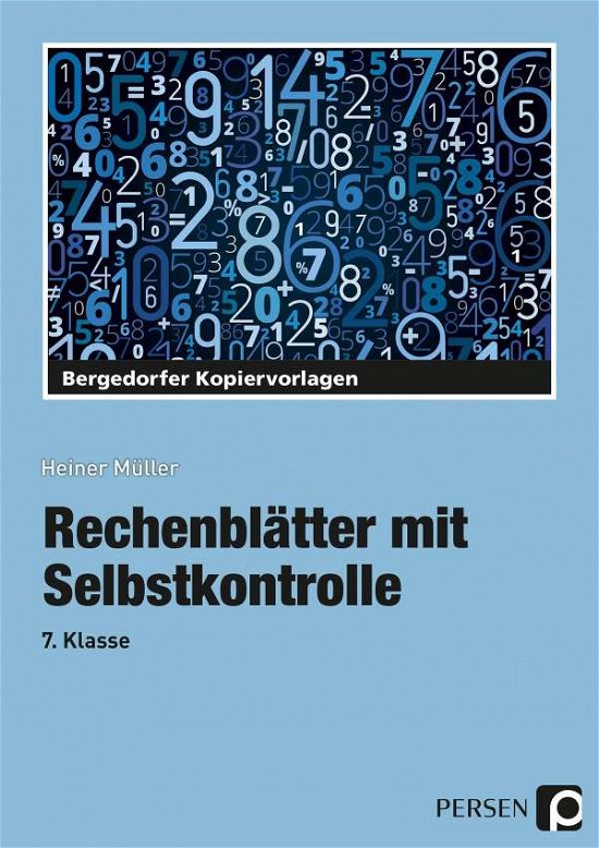 Cover for Heiner Müller · Rechenblätter mit Selbstkontrolle - 7. Klasse (Paperback Book) (2019)