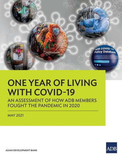 Cover for Asian Development Bank · One Year of Living with COVID-19 (Paperback Book) (2021)
