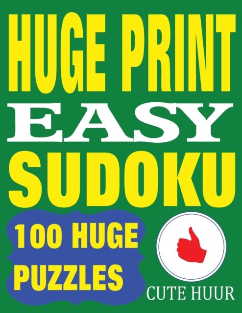 Cover for Cute Huur · Huge Print Easy Sudoku (Pocketbok) (2018)