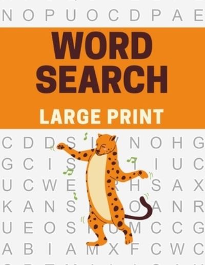 Cover for Getelan Journals · Large Print Word Search (Taschenbuch) (2021)