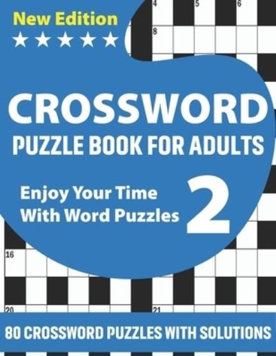Cover for Kr Crowe Publication · Crossword Puzzle Book For Adults (Paperback Bog) (2021)