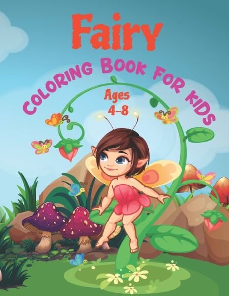 Cover for Blue Blend · Fairy Coloring Book For Kids Ages 4-8 (Paperback Bog) (2021)