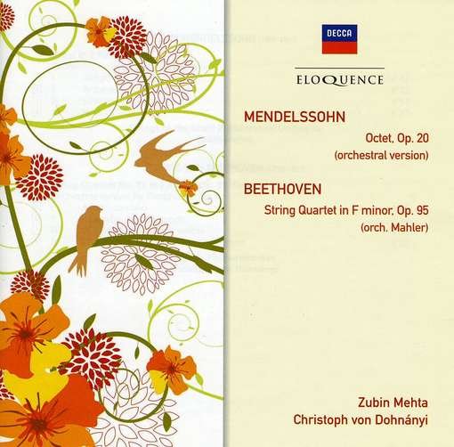 Cover for CD · Zubinmehta / Christophvondohnany-Octect Op 20/String Quartet In (CD) (2009)