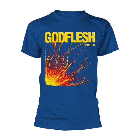 Cover for Godflesh · Hymns (Blue) (T-shirt) [size L] (2021)