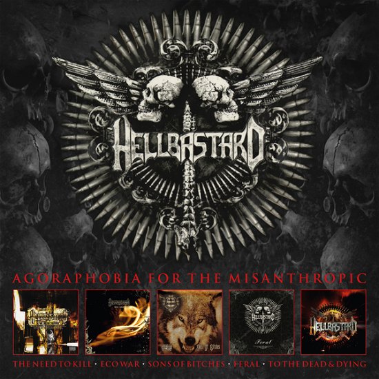 Cover for Hellbastard · Agoraphobia for the Misanthropic (CD) (2023)
