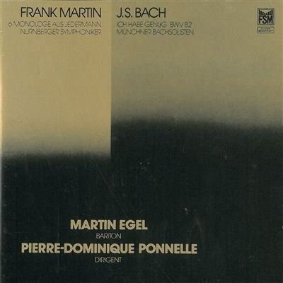 Cover for Frank Martin  · Monologo N.1 N.6 Su 'Jedermann' (1943) (CD)