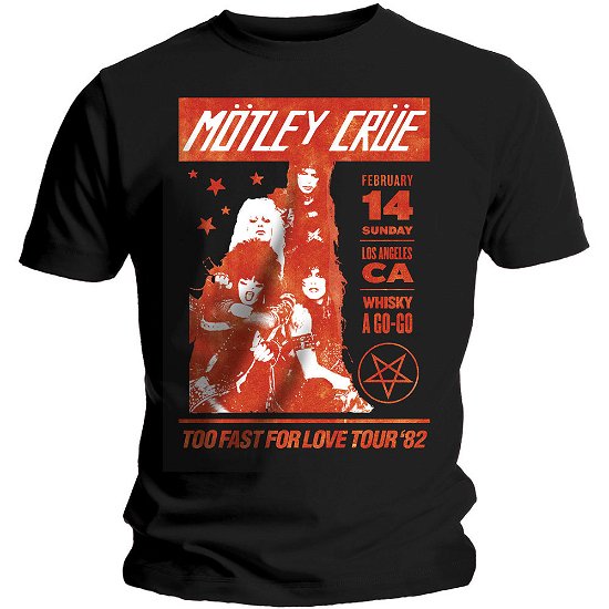 Cover for Mötley Crüe · Motley Crue Unisex Tee: Vintage Whiskey Go Go (XX-Large Only) (CLOTHES) [Black - Unisex edition]