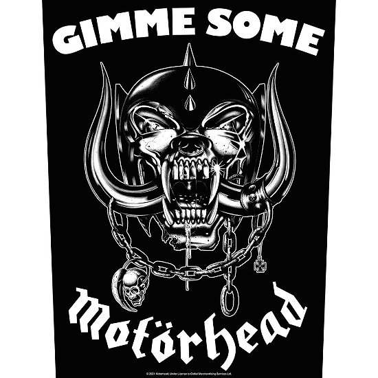 Motorhead Back Patch: Gimme Some - Motörhead - Merchandise -  - 5056365711131 - 
