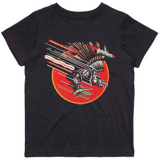 Cover for Judas Priest · Judas Priest Kids T-Shirt: Screaming For Vengeance (7-8 Years) (T-shirt) [size 7-8yrs] [Black - Kids edition]