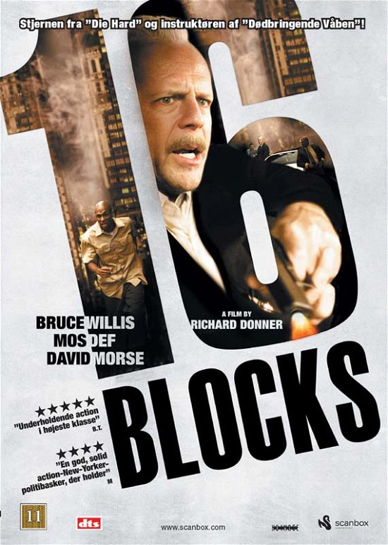 Cover for 16 Blocks - (DVD) (2023)