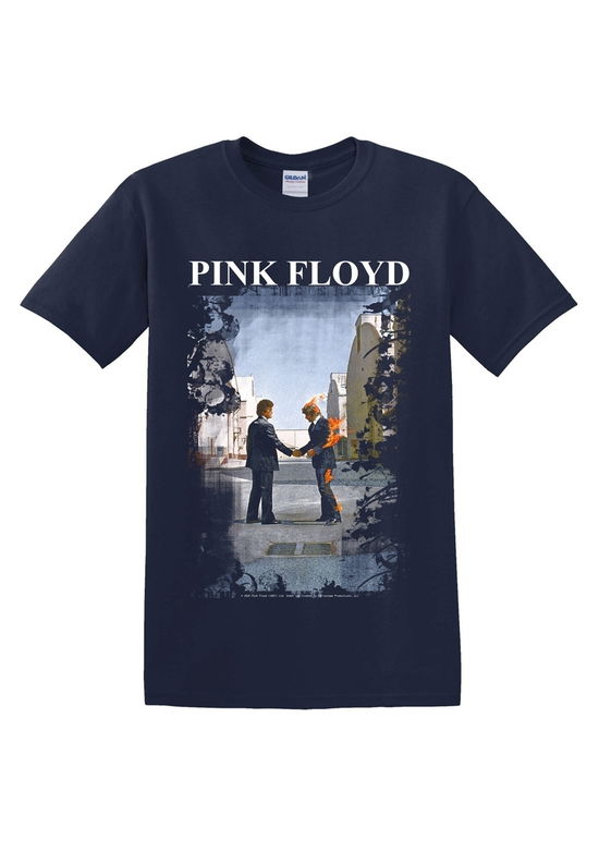 Cover for Pink Floyd · Burning Man Navy (T-shirt) [size S] (2025)