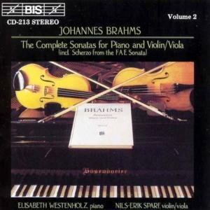 Cover for Brahms / Sparf / Westenholz · Viola Sonatas (CD) (1994)