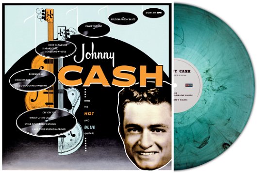With His Hot And Blue Guitar (Marble Vinyl) - Johnny Cash - Música - SECOND RECORDS - 9003829978131 - 30 de setembro de 2022