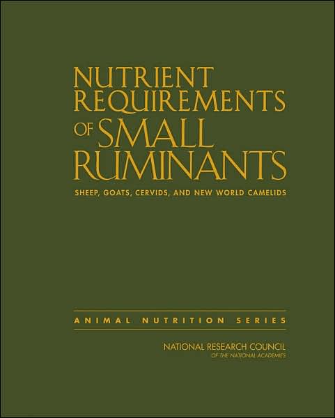 Cover for National Research Council · Nutrient Requirements of Small Ruminants: Sheep, Goats, Cervids, and New World Camelids (Inbunden Bok) (2006)