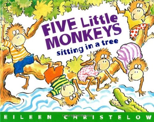 Five Little Monkeys Sitting in a Tree - Eileen Christelow - Books - Houghton Mifflin - 9780395664131 - March 22, 1993