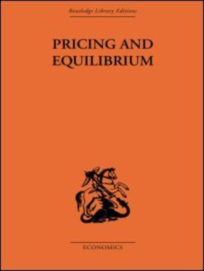 Cover for Erich Schneider · Pricing and Equilibrium (Paperback Book) (2010)