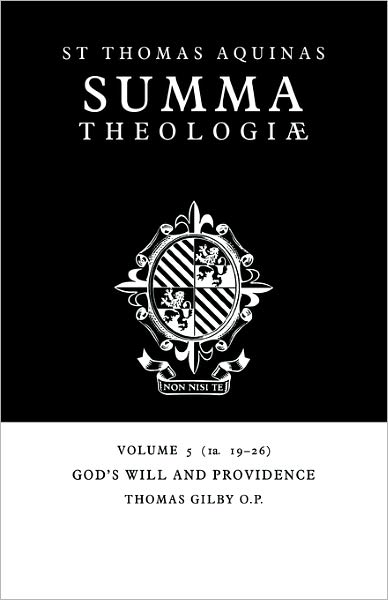 Cover for Thomas Aquinas · Summa Theologiae: Volume 5, God's Will and Providence: 1a. 19-26 (Paperback Book) (2006)