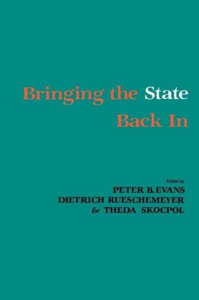 Cover for Social Science Research Council (U S ) · Bringing the State Back In (Paperback Book) (1985)