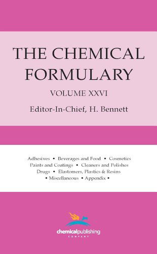 Cover for H. Bennett · The Chemical Formulary, Volume 26: Volume 26 (Gebundenes Buch) (1985)