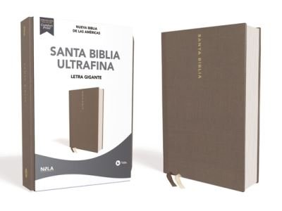 Cover for Vida Vida · NBLA Santa Biblia Ultrafina, Letra Gigante, Tapa dura / Tela, Gris, Edicion Letra Roja (Hardcover Book) (2021)