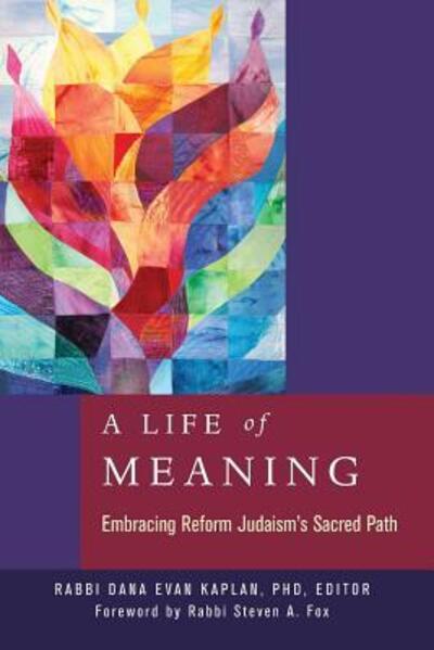 Cover for Rabbi Dana Evan Kaplan · A Life of Meaning (Paperback Book) (2017)