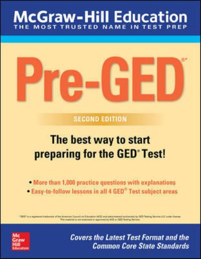 McGraw-Hill Education Pre-GED, Second Edition - McGraw Hill - Books - McGraw-Hill Education - 9781260118131 - May 1, 2018