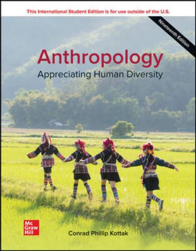 Cover for Conrad Kottak · Anthropology ISE (Paperback Book) (2021)