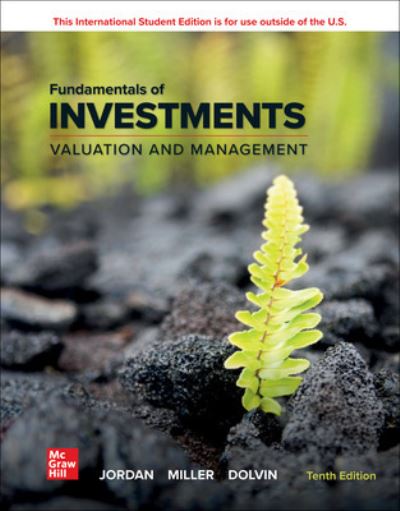 Cover for Bradford Jordan · Fundamentals of Investments: Valuation and Management ISE (Paperback Bog) (2023)