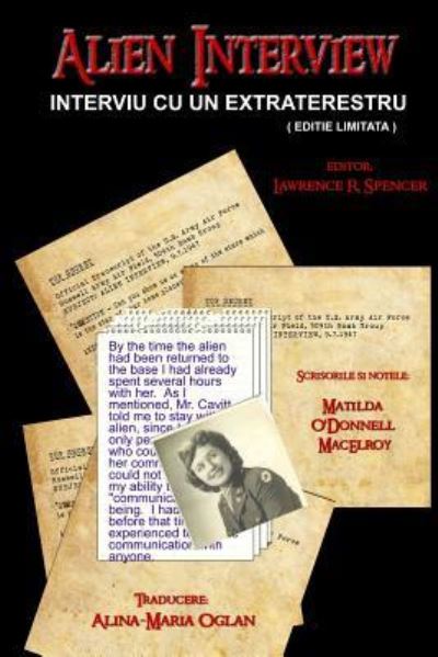 Cover for Lawrence R. Spencer · Interviu Cu Un Extraterestru (Paperback Book) (2016)