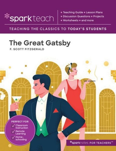 Cover for The Great Gatsby - SparkTeach (Paperback Book) (2020)