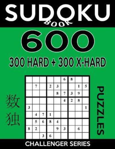 Cover for Sudoku Book · Sudoku Book 600 Puzzles, 300 Hard and 300 Extra Hard (Paperback Book) (2017)