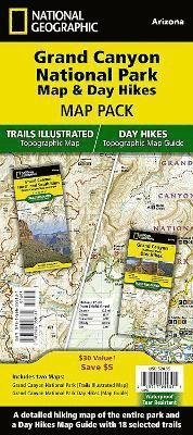 Grand Canyon Day Hikes and National Park [Map Pack Bundle] - National Geographic Trails Illustrated Map - National Geographic Maps - Bøger - National Geographic Maps - 9781566959131 - 1. maj 2024