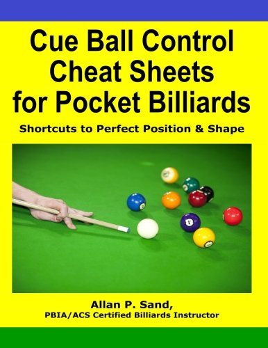 Cover for Allan P. Sand · Cue Ball Control Cheat Sheets for Pocket Billiards: Shortcuts to Perfect Position &amp; Shape (Paperback Bog) (2011)