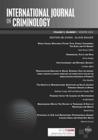 Cover for Bauer Alain Bauer · International Journal on Criminology: Volume 9, Number 1, Winter 2022 (Paperback Bog) (2022)