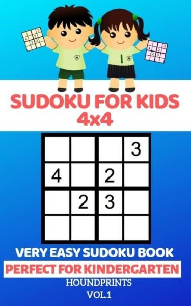Cover for Houndprints · Sudoku For Kids 4x4 (Paperback Bog) (2019)