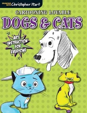 Cover for C Hart · Cartooning Lovable Dogs &amp; Cats (Taschenbuch) (2015)