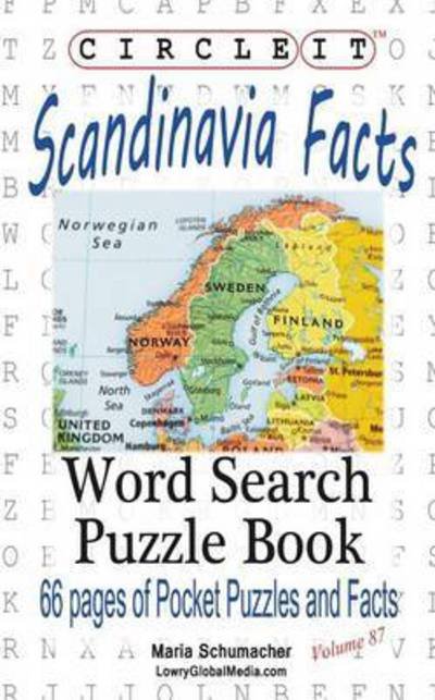 Cover for Lowry Global Media LLC · Circle It, Scandinavia Facts, Word Search, Puzzle Book (Paperback Book) (2017)