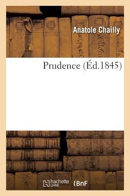 Cover for Anatole Chailly · Prudence (Paperback Book) (2017)