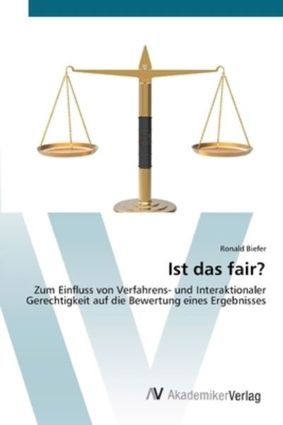 Cover for Biefer · Ist das fair? (Buch) (2012)