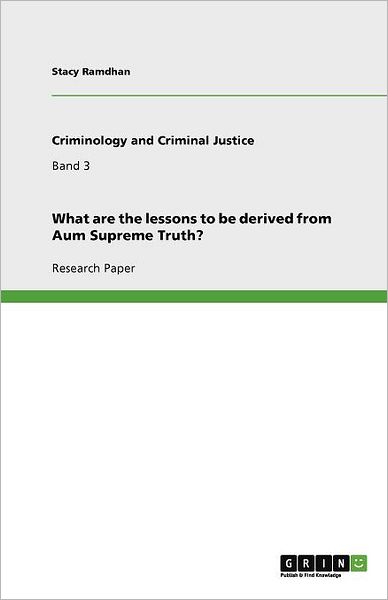 Cover for Ramdhan · What are the lessons to be deri (Paperback Book) (2011)