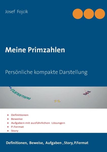 Cover for Josef Fojcik · Meine Primzahlen (Paperback Book) [German edition] (2016)