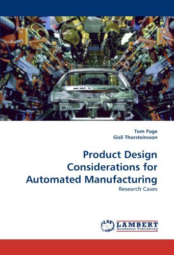 Cover for Gisli Thorsteinsson · Product Design Considerations for Automated Manufacturing: Research Cases (Taschenbuch) (2010)