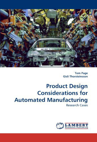 Cover for Gisli Thorsteinsson · Product Design Considerations for Automated Manufacturing: Research Cases (Paperback Book) (2010)